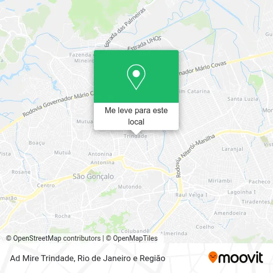 Ad Mire Trindade mapa