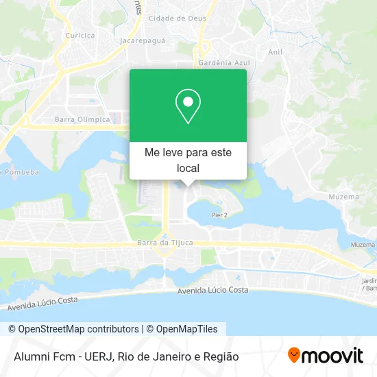 Alumni Fcm - UERJ mapa