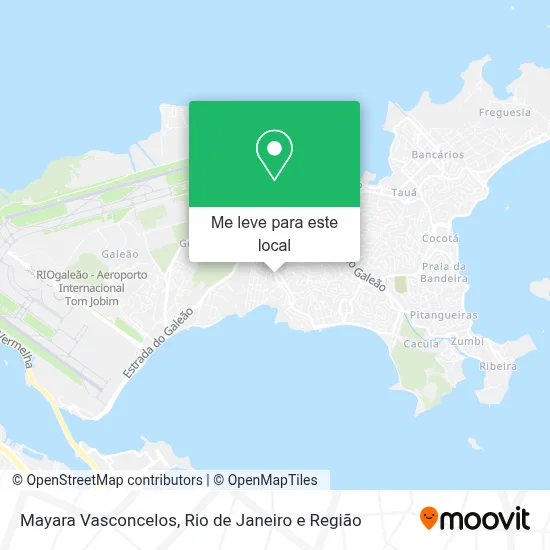 Mayara Vasconcelos mapa
