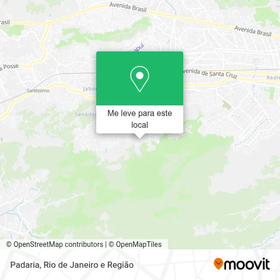Padaria mapa