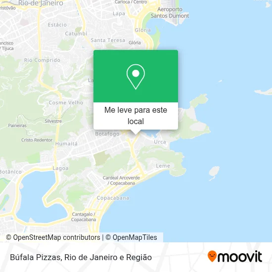 Búfala Pizzas mapa