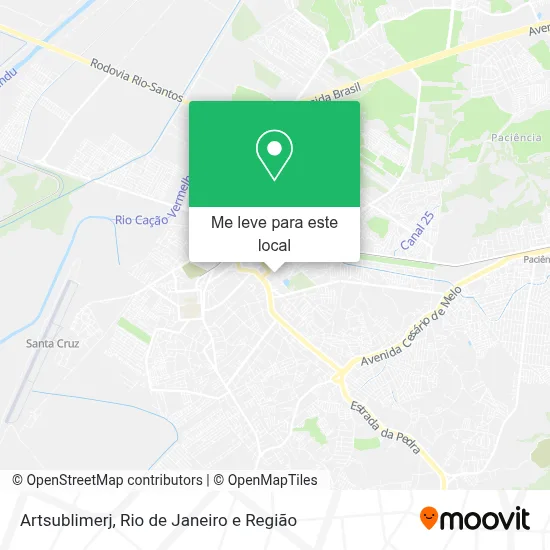 Artsublimerj mapa