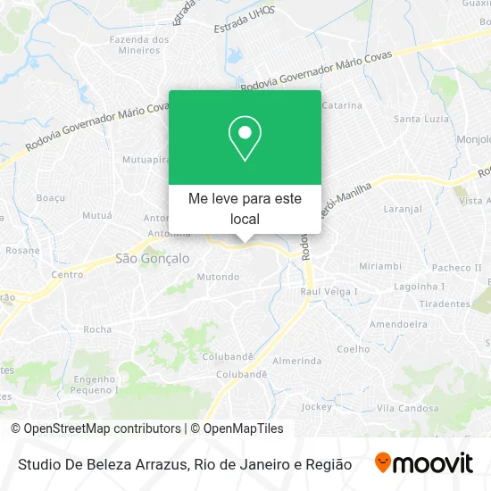 Studio De Beleza Arrazus mapa