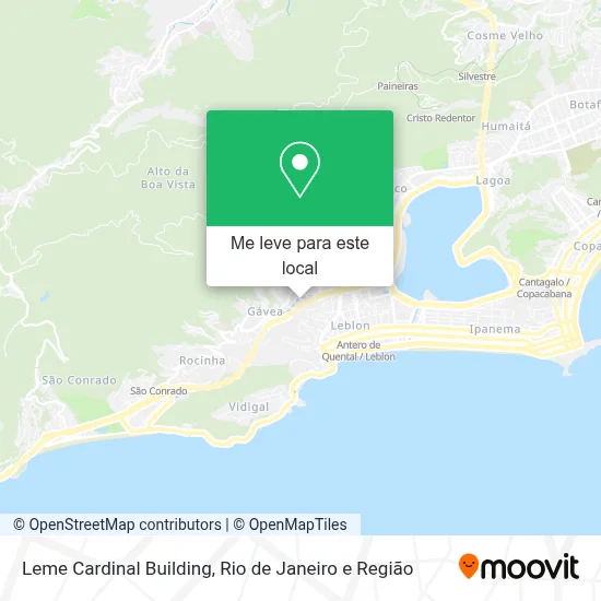 Leme Cardinal Building mapa