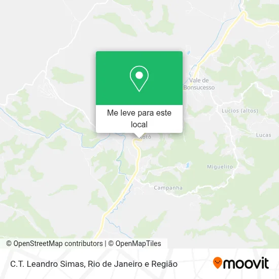 C.T. Leandro Simas mapa