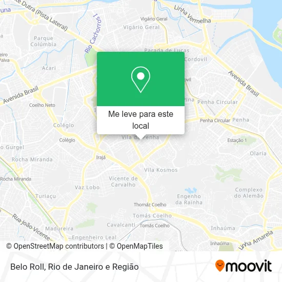 Belo Roll mapa