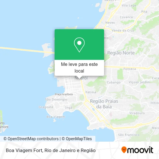 Boa Viagem Fort mapa