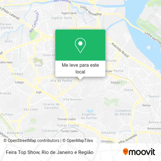 Feira Top Show mapa