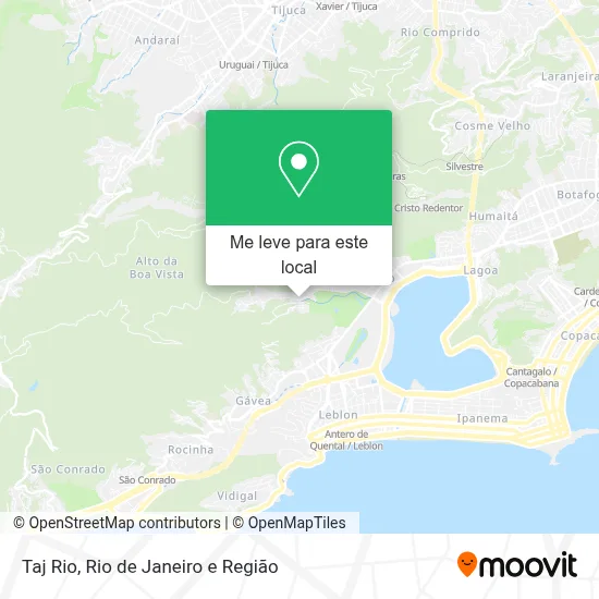 Taj Rio mapa
