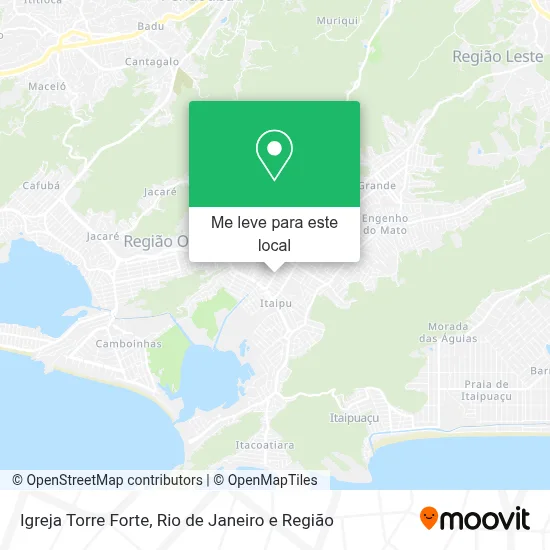Igreja Torre Forte mapa