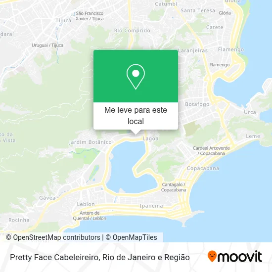 Pretty Face Cabeleireiro mapa