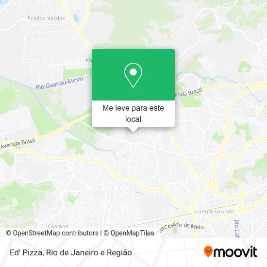 Ed' Pizza mapa