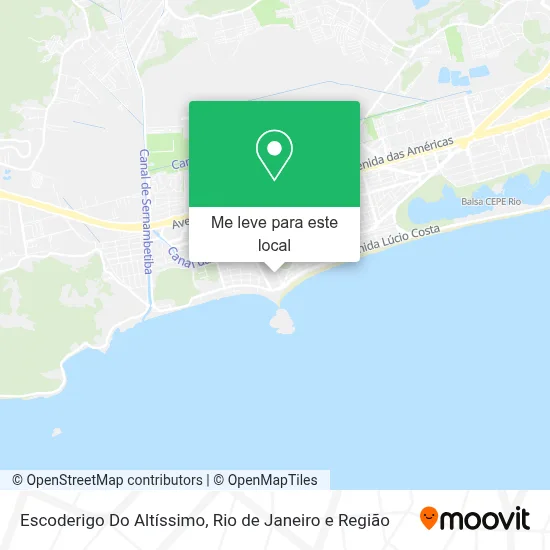 Escoderigo Do Altíssimo mapa
