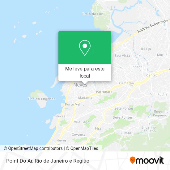Point Do Ar mapa