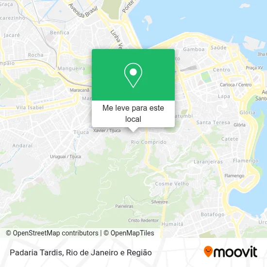 Padaria Tardis mapa