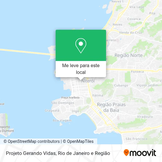 Projeto Gerando Vidas mapa