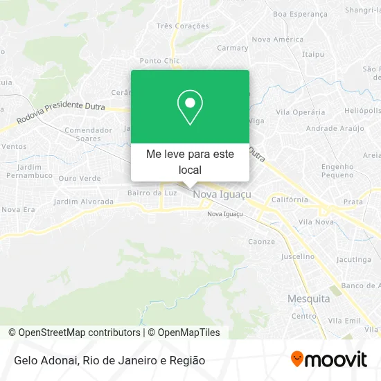 Gelo Adonai mapa