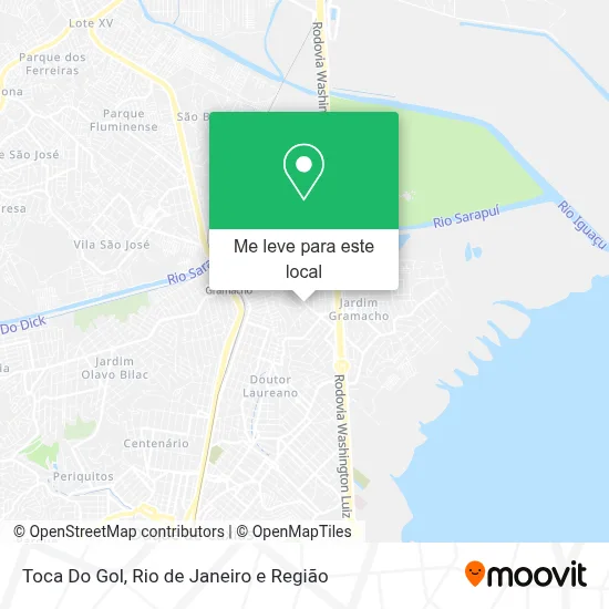 Toca Do Gol mapa