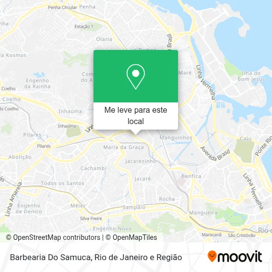 Barbearia Do Samuca mapa