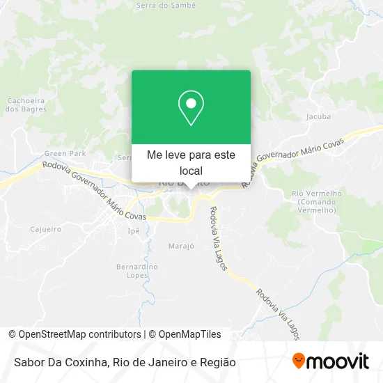 Sabor Da Coxinha mapa