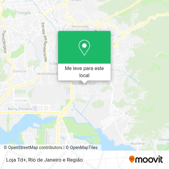 Loja Td+ mapa