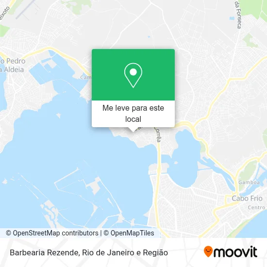 Barbearia Rezende mapa
