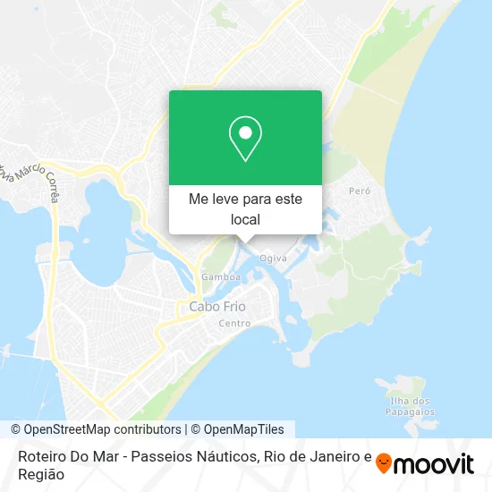 Roteiro Do Mar - Passeios Náuticos mapa