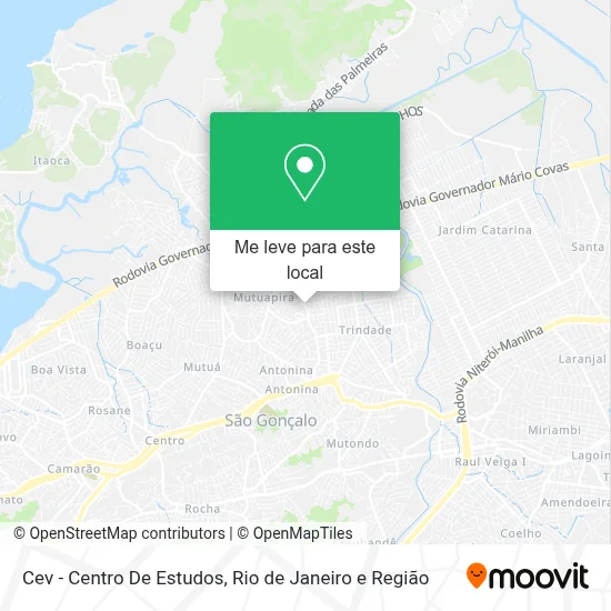Cev - Centro De Estudos mapa
