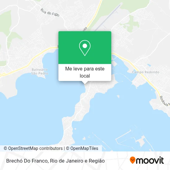 Brechó Do Franco mapa