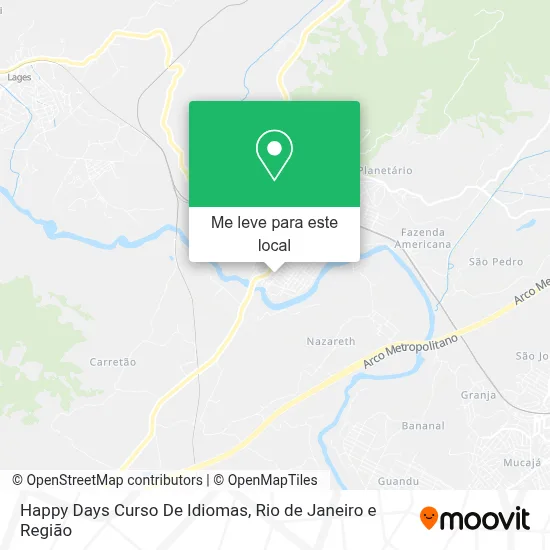 Happy Days Curso De Idiomas mapa