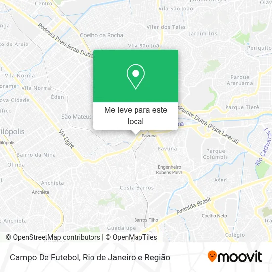 Campo De Futebol mapa