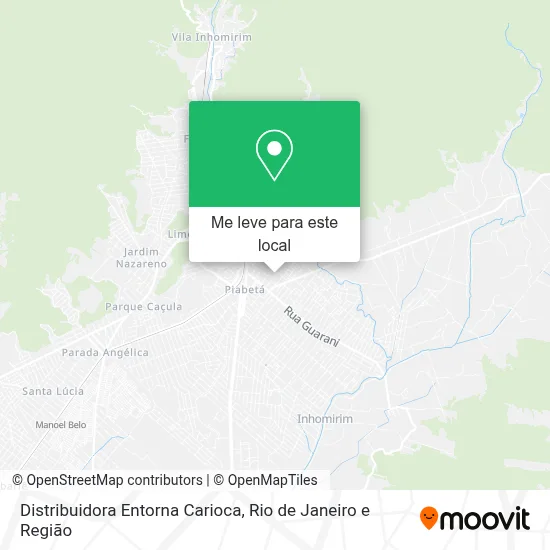 Distribuidora Entorna Carioca mapa