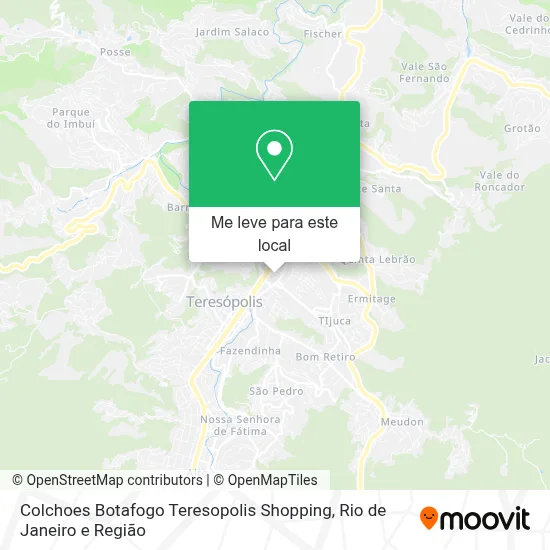 Colchoes Botafogo Teresopolis Shopping mapa