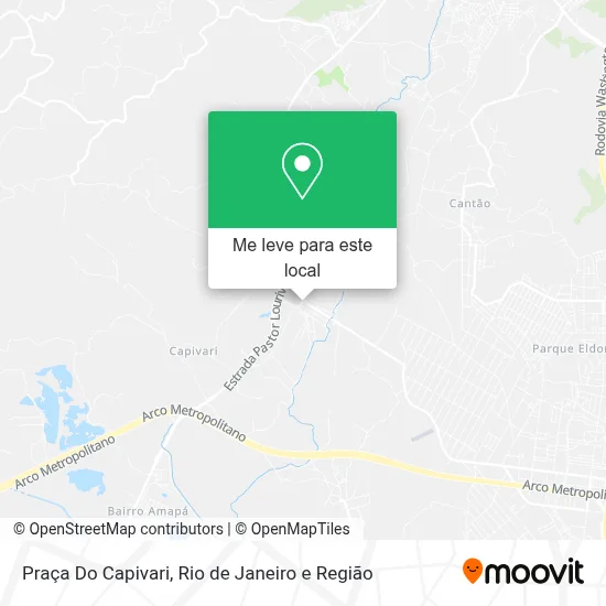 Praça Do Capivari mapa