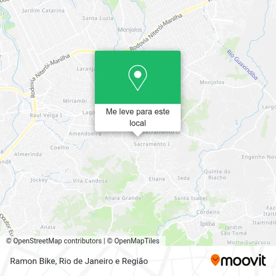 Ramon Bike mapa