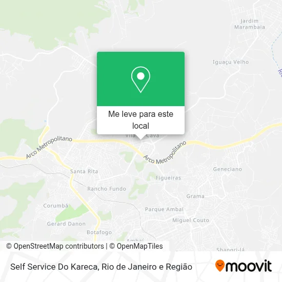 Self Service Do Kareca mapa