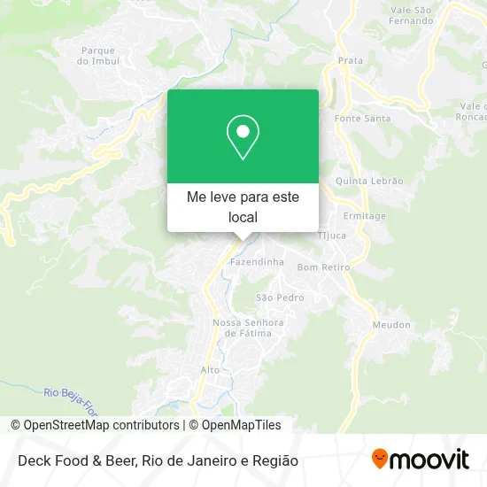 Deck Food & Beer mapa
