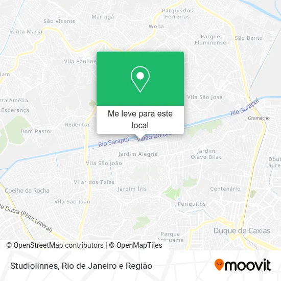Studiolinnes mapa