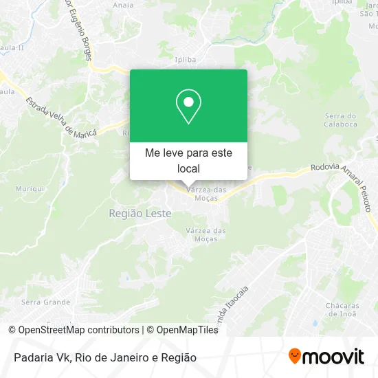 Padaria Vk mapa