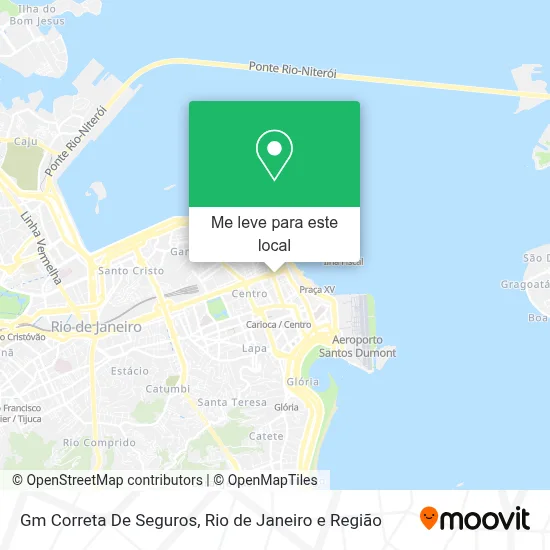 Gm Correta De Seguros mapa
