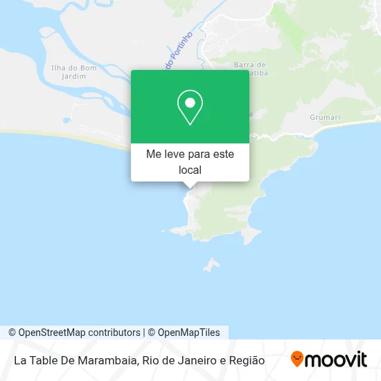 La Table De Marambaia mapa