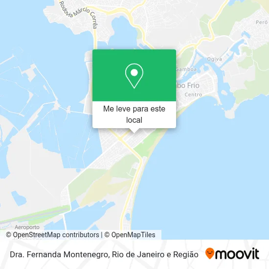 Dra. Fernanda Montenegro mapa