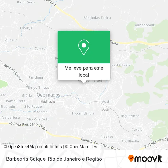 Barbearia Caique mapa