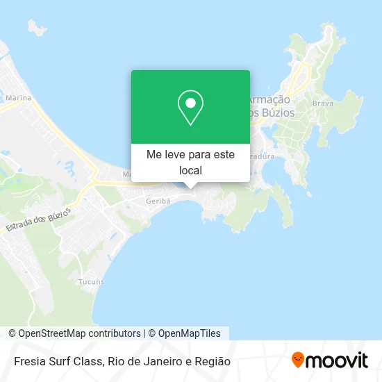 Fresia Surf Class mapa