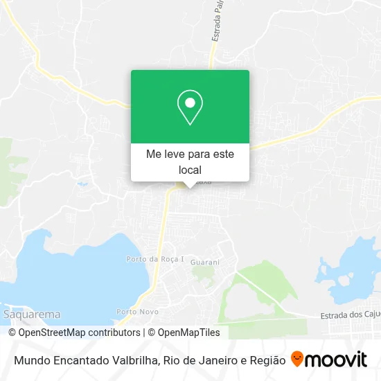 Mundo Encantado Valbrilha mapa