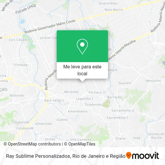 Ray Sublime Personalizados mapa