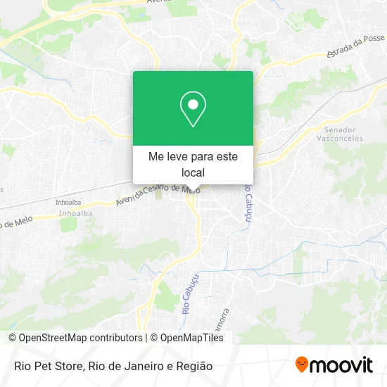 Rio Pet Store mapa