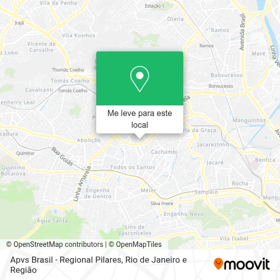 Apvs Brasil - Regional Pilares mapa