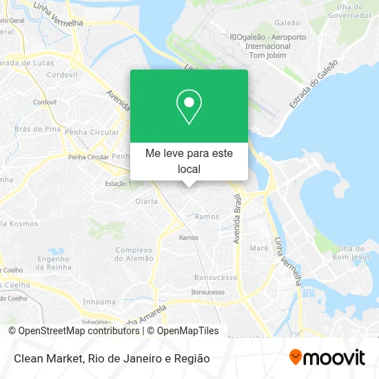 Clean Market mapa