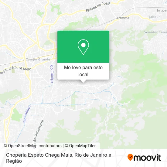 Choperia Espeto Chega Mais mapa
